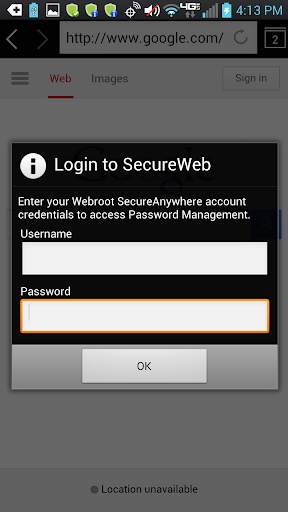 Webroot SecureWeb Browser screenshot 4