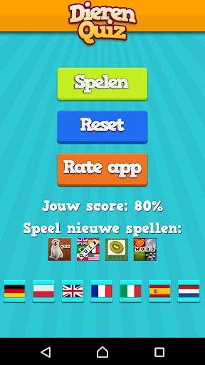 Dieren Quiz - raden en leren screenshot 4