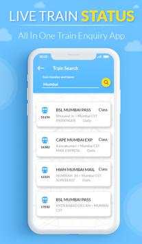 Indian Railway Train Status screenshot 3