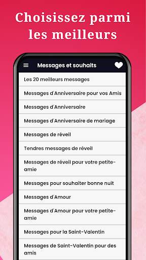 Messages souhaite collection screenshot 5