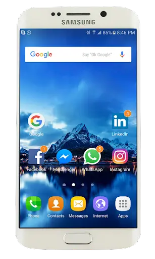 Launcher Galaxy J7 Theme स्क्रीनशॉट 1