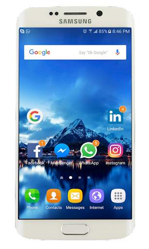 Launcher Galaxy J7 Theme screenshot 1