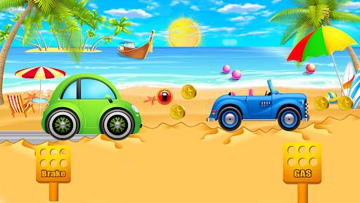 Kids Cars Hills Racing games screenshot 5