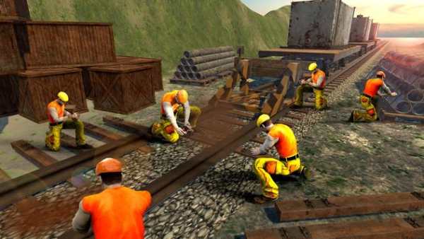 Grand Indian Train Construction Simulator 2017 screenshot 1