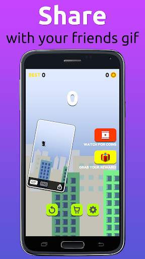 Run and hit ninja game one tap screenshot 4