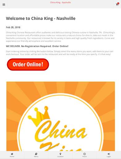 China King Nashville Online Ordering screenshot 4