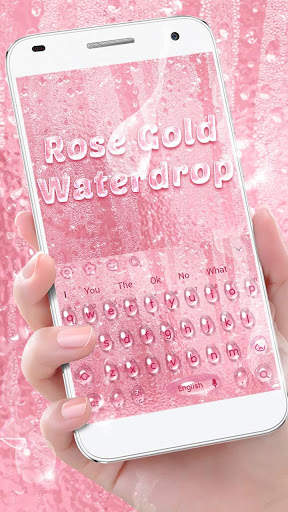 Rose Water Drop Keyboard screenshot 2