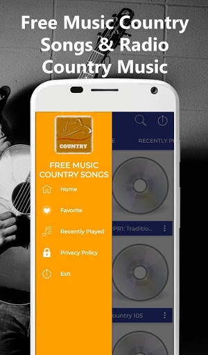 Free Music Country Songs & Radio Country Music screenshot 1