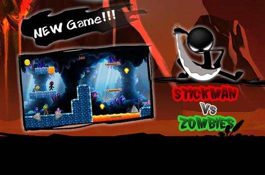 Stickman Ninja Clash Zombies screenshot 1