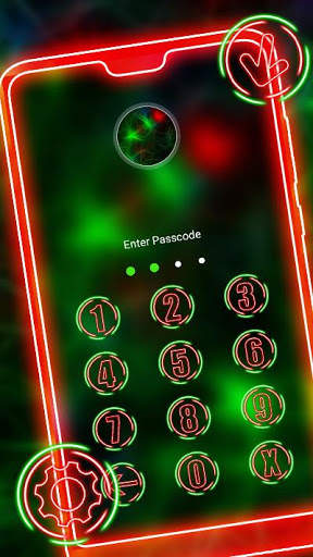 Green Light Mesh Launcher Theme screenshot 2