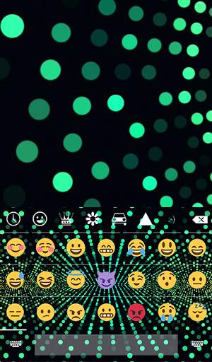 Green Disco Animated Keyboard  स्क्रीनशॉट 4