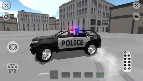 4WD SUV Police Car Driving screenshot 9
