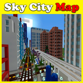 Skyscraper city map for Minecraft PE icon