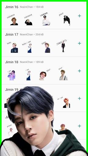 Jimin BTS Stickers for WhatsApp screenshot 2