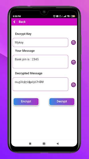 ASCII message encrypter screenshot 8