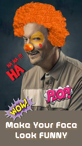 FUNNY CLOWN FACE PRANK: FUNNY CLOWN PHOTO EDITOR screenshot 1