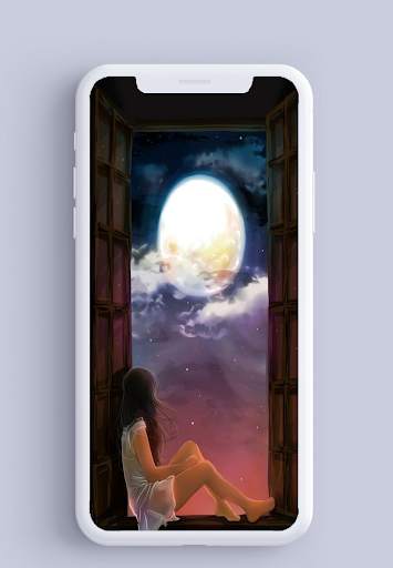 Lonely Girl Wallpaper HD screenshot 3