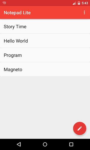 Notepad Lite screenshot 4