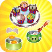 game cooking decorating cupcakes for girls logo