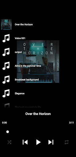 Simple Music Player screenshot 1