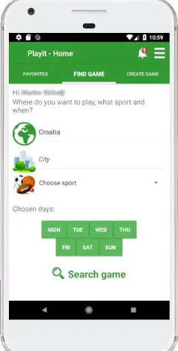 PlayIt - Sport Event Management screenshot 3