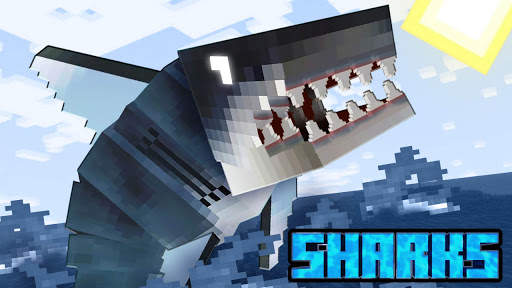 Shark Attack for Minecraft PE (Shark Mod) स्क्रीनशॉट 2