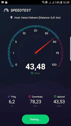 Free Speed Test - Network Test 2020 screenshot 1