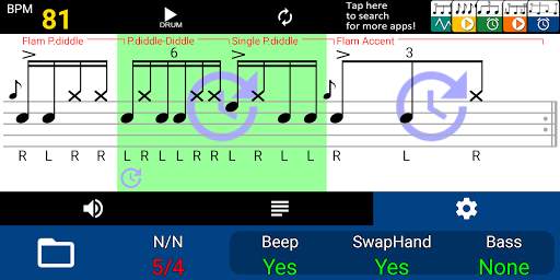 Drum Rudiment Player screenshot 2
