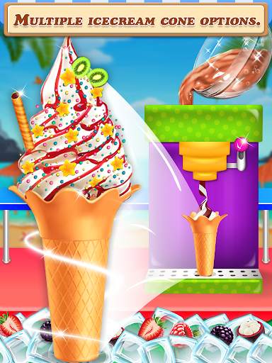 Street Ice Cream Shop - Summer Beach Carnival screenshot 2