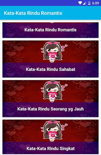 Kata-Kata Rindu Romantis screenshot 1