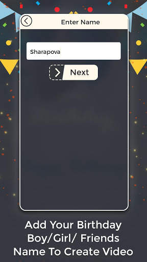 Birthday Name Song Photo Slideshow & Video Maker screenshot 2