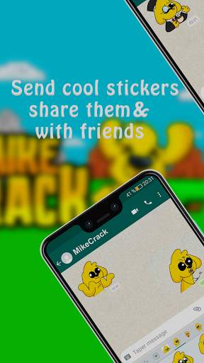 MikeCrack Stickers For WhatsApp screenshot 2