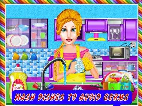 Dish Wash Cleaning Girls Games screenshot 2