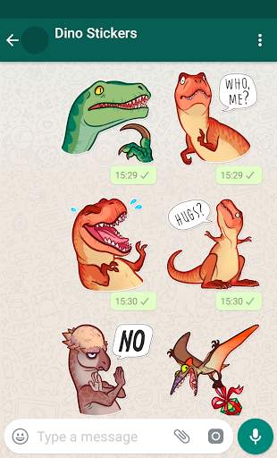 New WAStickerApps - Dinosaur Stickers For Chat screenshot 3