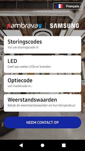 Ambrava Samsung Service App screenshot 1