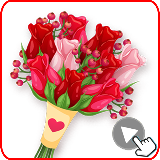 🌹 Adesivos de flores animadas para WhatsApp 🌺GIF icon
