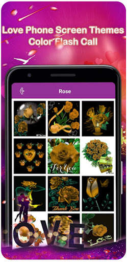 Color Flash Theme-Call Screen & ringtones screenshot 1