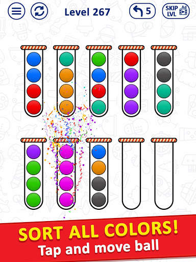 Ball Sort Puzzle - Bubble Sort Color Puzzle Game screenshot 8