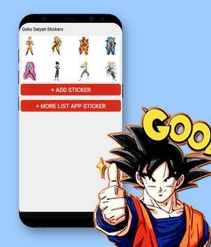 Goku Sticker for Whatsapp - Saiyan Stickers screenshot 3