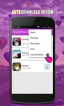 Photo And Video Saver for Instagram 2018 screenshot 4