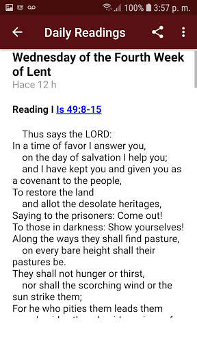 Daily Gospel reflection screenshot 5