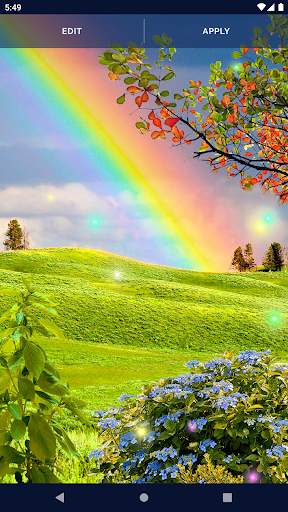 Rainbow Nature Live Wallpaper screenshot 5