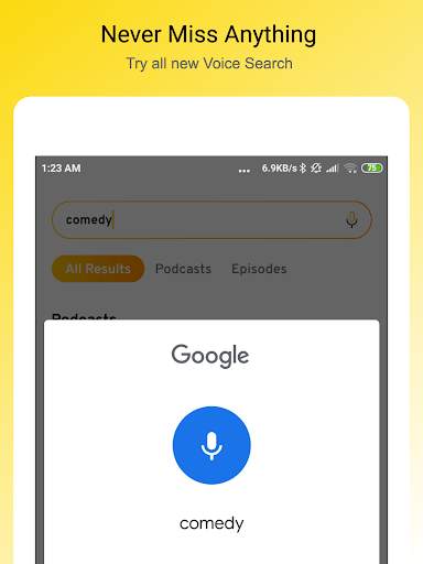lystn: Podcast Radio FM Streamer & Offline Player 8 تصوير الشاشة