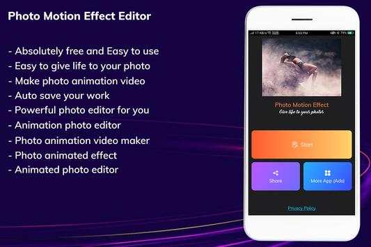 Live Motion Photo Editor - Photo Motion Effect screenshot 1