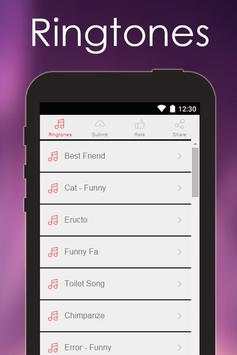 Funny Sounds and Ringtones SMS screenshot 1