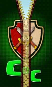 Zipper Lock Screen for CoC screenshot 2