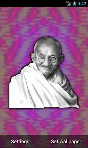 Mahatma Gandhi Live Wallpaper screenshot 4