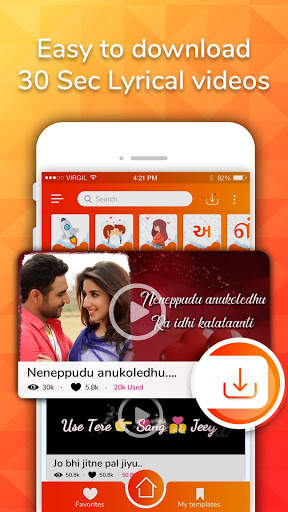 MyPic - Lyrical Video Maker & Indian Short Video screenshot 3