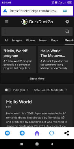 Atom Browser screenshot 5