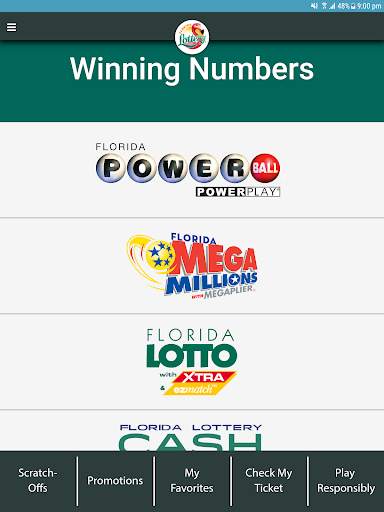 Florida Lottery Mobile Application screenshot 5